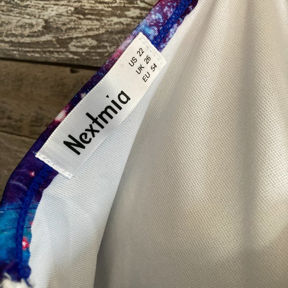 Galaxy Print High Waisted Bikini Size 22 - Picture 6 of 9